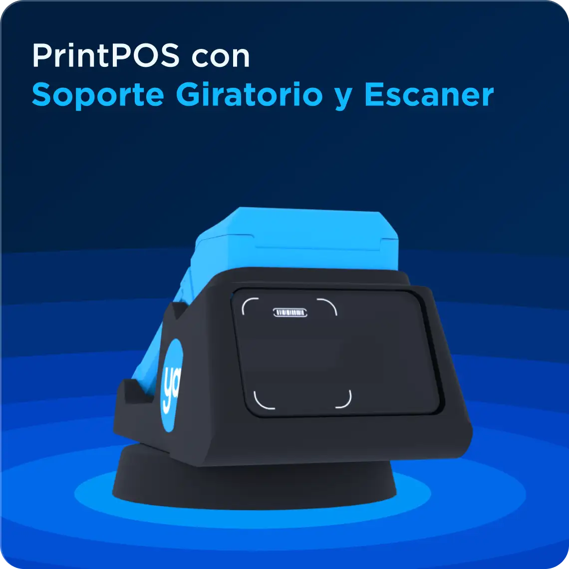 PrintPOS con Soporte Giratorio y Escaner