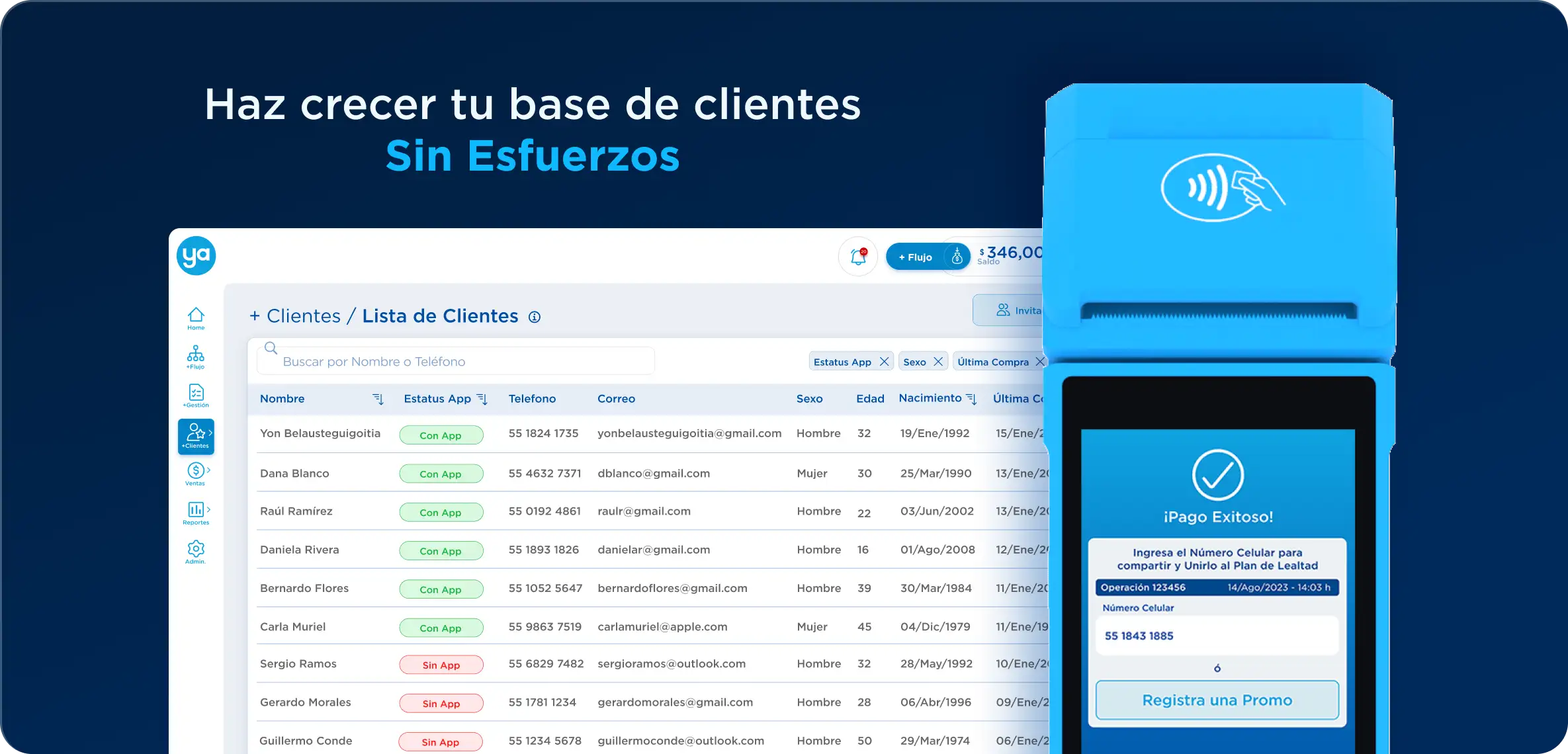 Haz crecer tu base de clientes Sin Esfuerzos